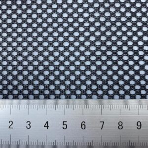 Mesh Fabric Netting Black Fabric Netting Soft Mesh Fabric for Sewing, Crafts，Shopping Bag, Backpack Pocket and Straps and Netting Clothes (Black(19×61INCH))