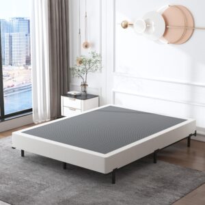 XINXINYAN King Size Box Spring 4 Inch,Black King Box Spring 4 Inch,Sturdy 4 Inch Box Spring King Only, Easy Assembly Metal Frame, Noise Free