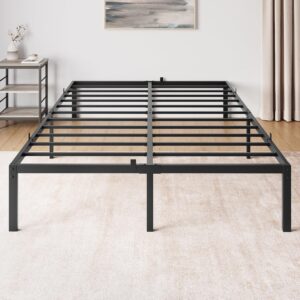 GAOMON 14 Inch Full Bed Frame with Storage,Noise-Free,Metal Platform Full Bed Frame No Box Spring Needed Steel Slat Support Easy Assembly