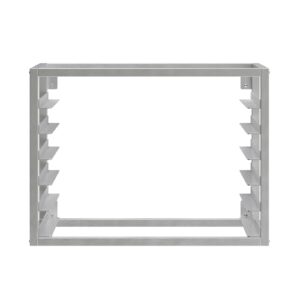 AmGood Wall Mounted Sheet/Bun Pan Rack - 28" x 18" x 21". Fits 6 Full-Size Sheet Pans. NSF