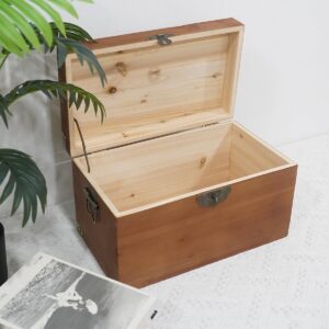 kepciti solid wood storage box, decorative props storage box, jewelry storage box, manual storage box with lid