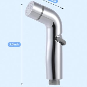 Handheld Bidet Sprayer for Toilet, Bathroom Bidet Sprayer Attachment Set, Ideal for Feminine Wash, Cloth Diaper Cleaning&Muslim Shower (Up and Down Slide Switch)