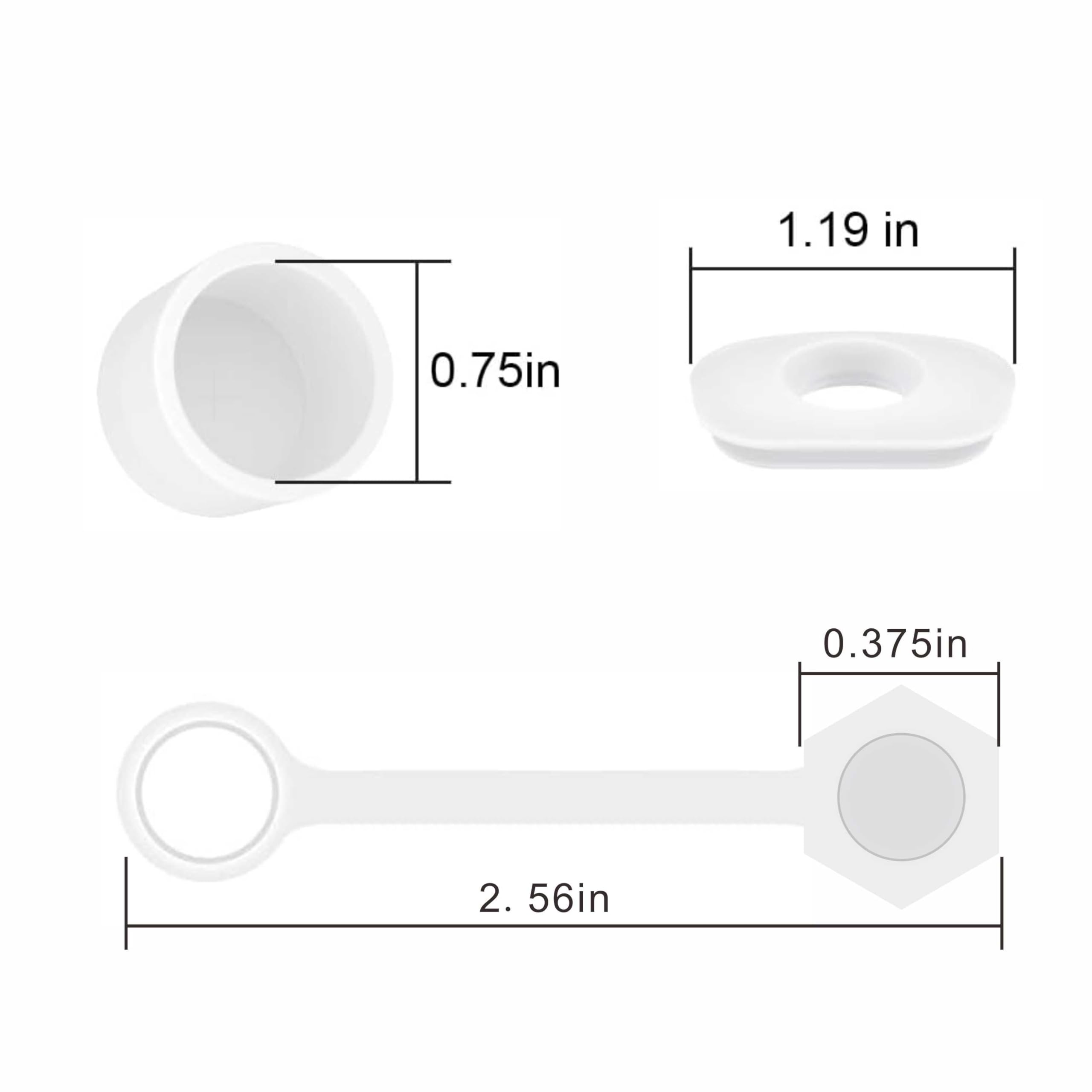 2 Pack Silicone Spill Proof Stopper, Compatible With Stanley Quencher H1.0&2.0 Tumbler 40/30 oz, Leakproof Silicone Seal Kit, Including2*Straw Cover, 2*Straw Hole Seal, 2*Center Shaft Seal