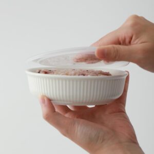 ZEN Porcelain Serve and Store Airtight Container 9oz Freeze Bowls Set of 4