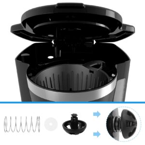 Coffee Machine Brewing Basket Bottom spring loaded stopper kits Fits for Black+Decker coffee makers Brew Basket, fits majority 4-12 Cup Drip Coffee Makers