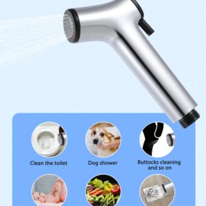 Bidet Sprayer for Toilet, Handheld Sprayer Kit, Cloth Diaper Sprayer Set - Easy to Use & Install - Pushbutton Switch