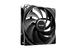 be quiet! pure wings 3 120mm pwm high-speed case fan | speed-regulating closed loop motor| extraordinary air pressure | very quiet operation | bl106