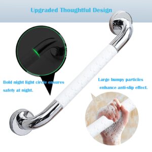 Shower Handle 16 inch, WIENOLOA Grab Bars for Bathtubs and Showers, Anti-Slip Safety Bathroom Grip, Balance Assist for Handicap Elderly Seniors Pregnant Children Stainless Steel Hand Rail Armrest