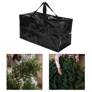 Heavy Duty Outdoor Patio Cushion Furniture Organizer Bag Waterproof Dustproof for Patio Christmas Tree