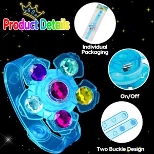 24PCS LED Light Up Fidget Spinner Bracelets Party Favors Bulk for Kids 4-8 8-12 Glow in The Dark Goodie Treat Bag Stuffers Treasure Box Toys Carnival Prizes Birthday Return Gifts for Boys Girls