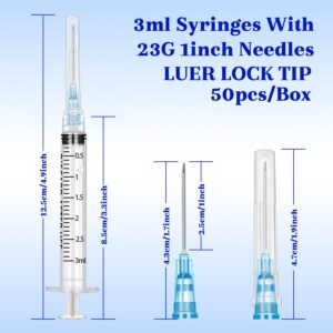 50Pack 3ml Individual Package 23g Suitable for Industrial, Scientific, Measuring, Pet Feeding