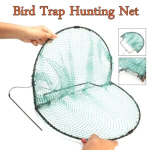 WBTY Catching Bird Net Bird Pigeon Humane Live Trap Mesh for Sparrows Pigeons Quail and Small Birds (20cm)