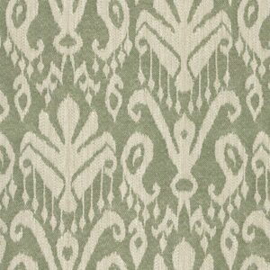 surface style printed polyester blend heavy weight fabric by the yard, upholstery and home décor, oeko-tex certified, 54" wide, (ikat wanderlust, sage) 54 inches