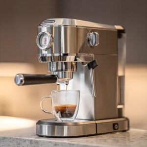 Espressione Flex 3-in-1 Espresso Maker, compatible with E.S.E. espresso pods, Nespresso® capsules and ground coffee, 20 Bar Italian Pump, Adjustable Temp Control, Fast Thermoblock Heating