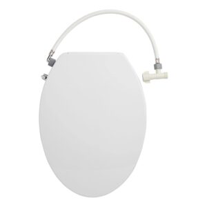 Signature Hardware 481684 Key West 1.28 GPF Two Piece Elongated Toilet - Bidet Seat Included, ADA Compliant