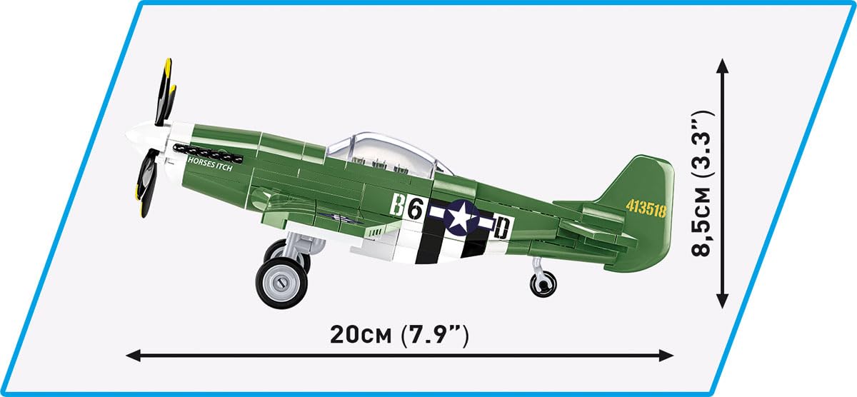 COBI Historical Collection North American P-51D Mustang Aircraft