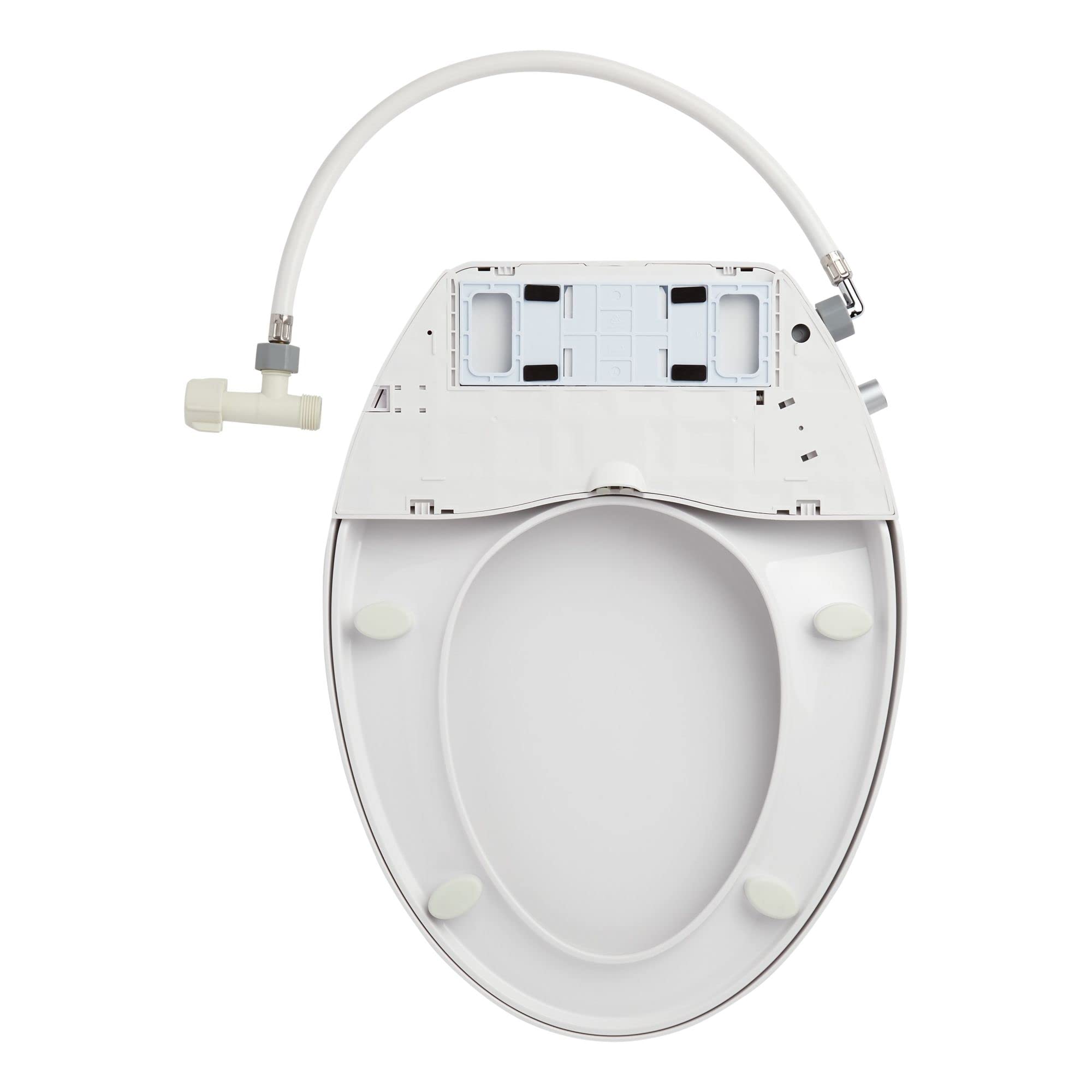 Signature Hardware 481684 Key West 1.28 GPF Two Piece Elongated Toilet - Bidet Seat Included, ADA Compliant