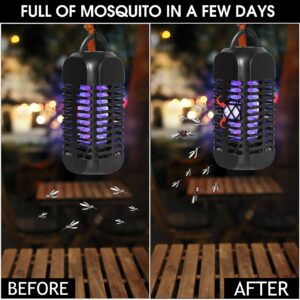 3 Lures Mosquito Attractant Bait Refill Cartridge with Hanging Hook for Bug Zappers, Fruit Fly Traps for Indoors Outdoor to Trap and Increase Catch Rates