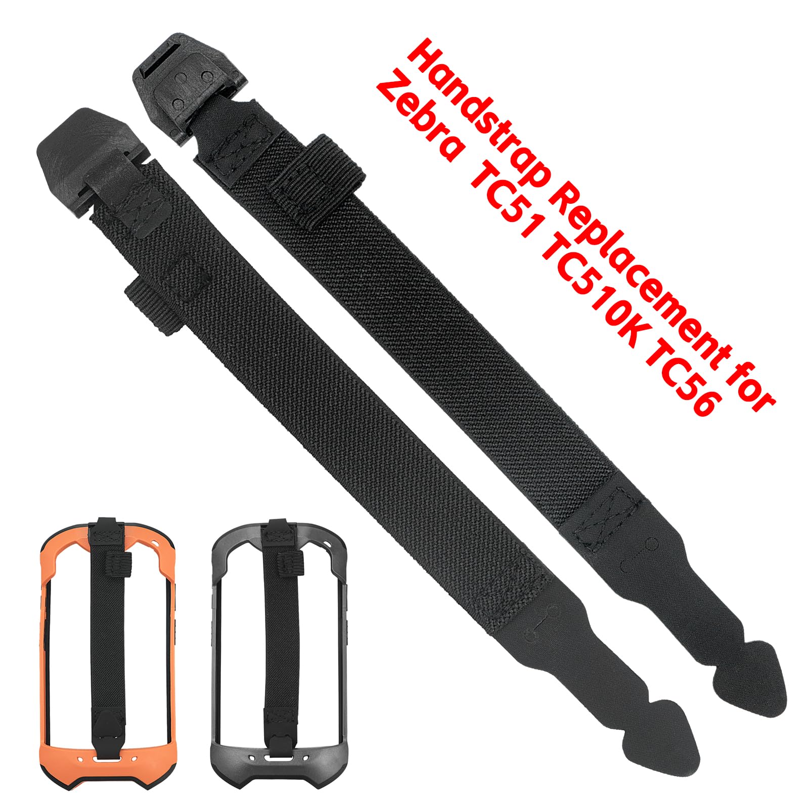 5pcs TC51 Handstrap Replacement for Zebra TC510K TC52 TC52X TC56 TC57 TC57X Handheld Barcode Scanner Mobile Computer, and Sturdy Hand Strap