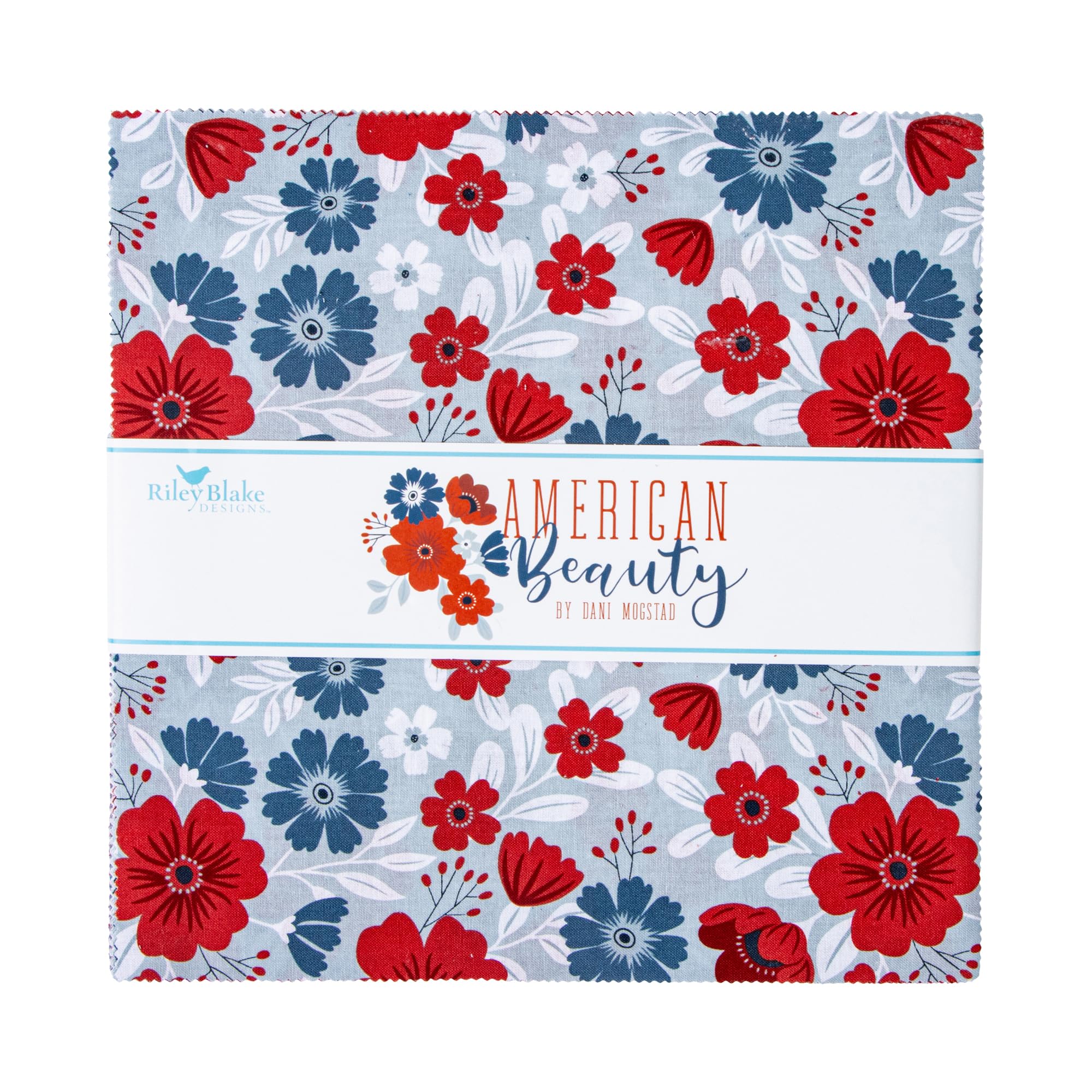 Dani Mogstad American Beauty 10" Stacker 42 10-inch Squares Layer Cake Riley Blake 10-14440-42