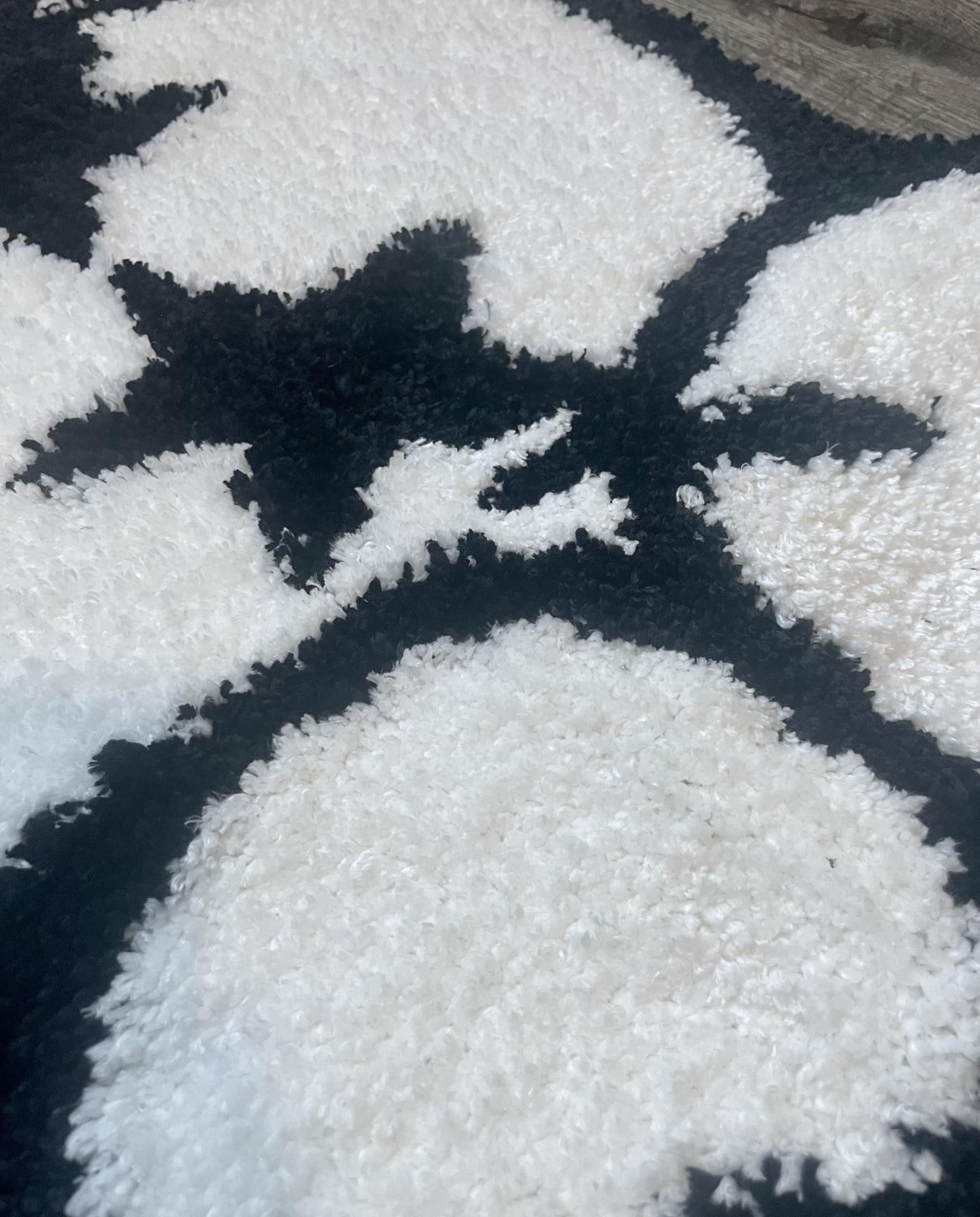 LUXAPE Ka-ws Rug - Bape Star Rug - Hypebeast Room Decor - Handmade & Premium- 27in W * 20in L (70 * 50cm) - Ka-ws Design - Hypebeast Rug - Preppy Decor - Bape Rug - Luxape Rug (Kawed)