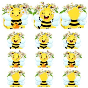 12pc honey bee baby shower decorations bee flower boxes centerpieces for gender reveal birthday tea bee party favors,floral centerpiece for table wedding anniversary bridal party favors supplies decor