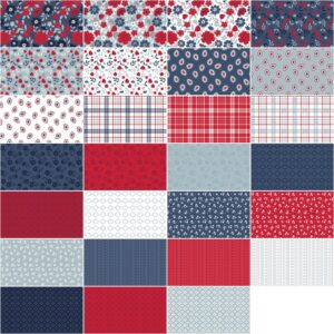 Dani Mogstad American Beauty 5" Stacker 42 5-inch Squares Charm Pack Riley Blake Designs 5-14440-42