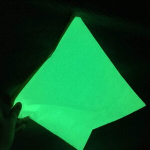 yimisya 1 yard glow in the dark fabric luminous soft polyester fabric for diy craft supplies 39" x 57"