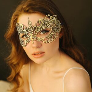 TCOTBE 3 Pieces Lace Masquerade Mask Elastic, Women Sexy Lace Masquerade Masks, Masquerade Mask, for Halloween, Masquerade Party, Thememed Party, Venetian Party, Mardi Gras