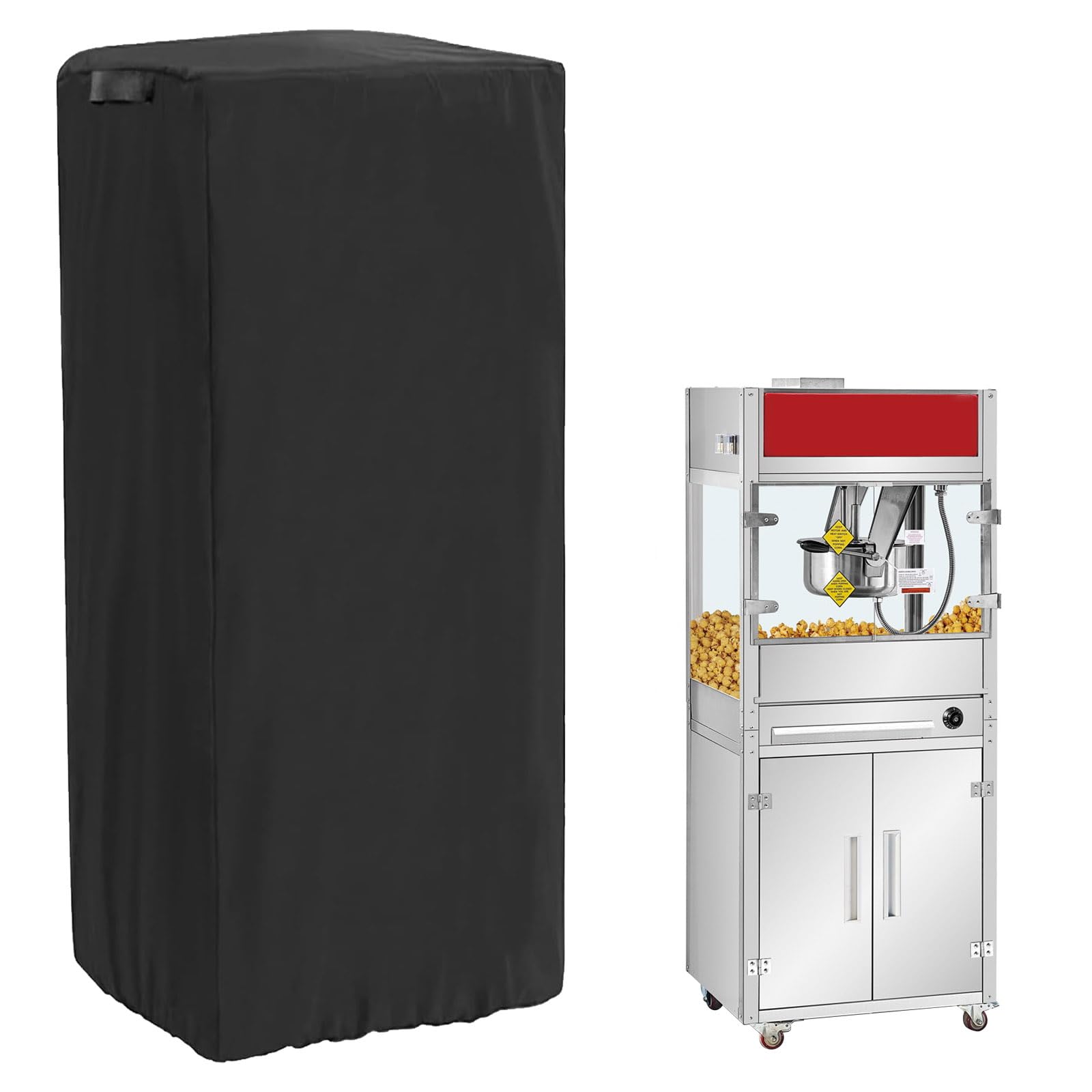 420D Popcorn Machine Cover - Windproof and Adjustable Drawstring Design