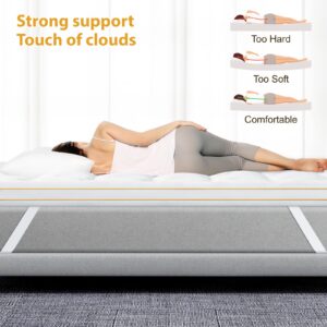 Maxzzz Queen Mattress Topper, Extra Thick Mattress Pad Cover for Back Pain, Mattress Protector for 8-21 Inch Mattress, 1200GSM Down Alternative, 60 * 80 Inches.