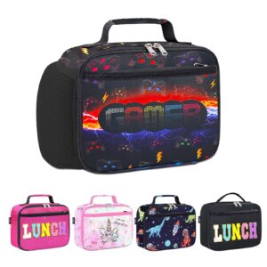 rlgpbon kids lunch bag,insulated lunch box for girls boys,lunch bag toddler teen,school daycare cute travel bags