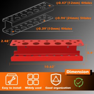 ULIBERMAGNET Magnetic Screwdriver Holder,Heavy Duty Pliers Metal Organizer Rack,Wall Mount Garage Organizer for Screwdriver, Plier, Shears,Tools Holder Rack for Garage,Tool Cart,Pegboards,Workbench