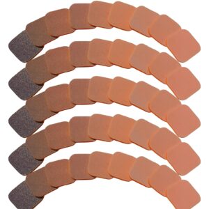 54 PCS 2 x 2 Inch Hand Sanding Pads - Soft Touch Sanding Pads from 320 to 3500 Grit - Ideal for Polishing Woods, Acrylics and Solid Surface