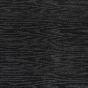 LOVADA Peel and Stick Wallpaper Black Wood Wall Paper - 17.5 x 100 Inch Self Adhesive Wallpaper Peel and Stick, Easy to Paste Wall Contact Paper for Stand Liner, Table and Door Makeover Decor