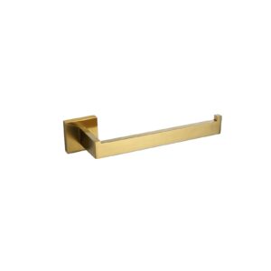 purzen 304 stainless steel towel bar rust-resistant towel hook, wall towel rack for bathroom/kitchen wall mounted,gold