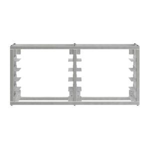 AmGood Wall Mounted Sheet/Bun Pan Rack - 40" x 13" x 18". Fits 10 Half Size Pans. NSF