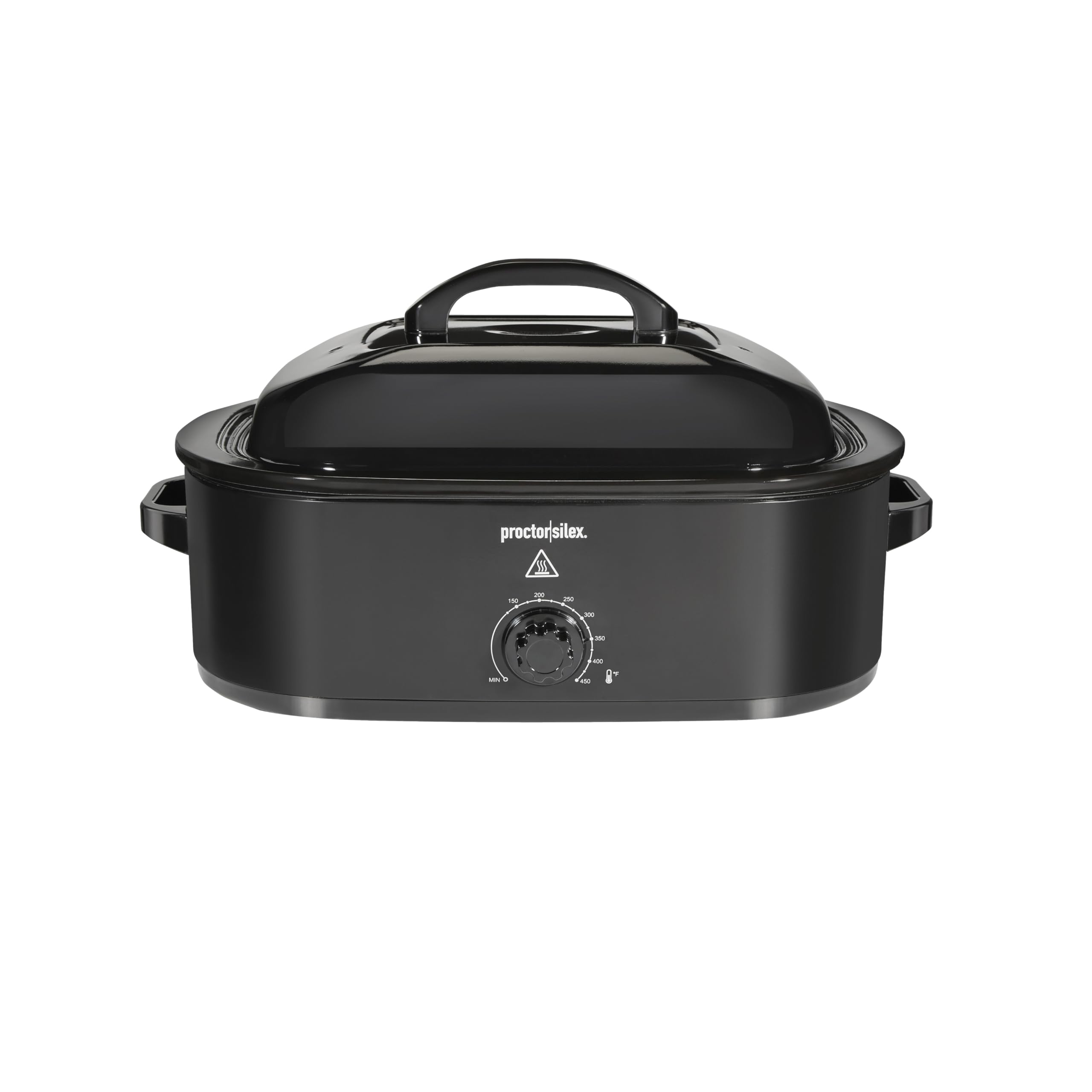 Proctor Silex 24-Pound Electric Roaster Oven with Variable Temperature Control, Self-Basting Lid & Removable Pan, 18 Quart, Black (32211)