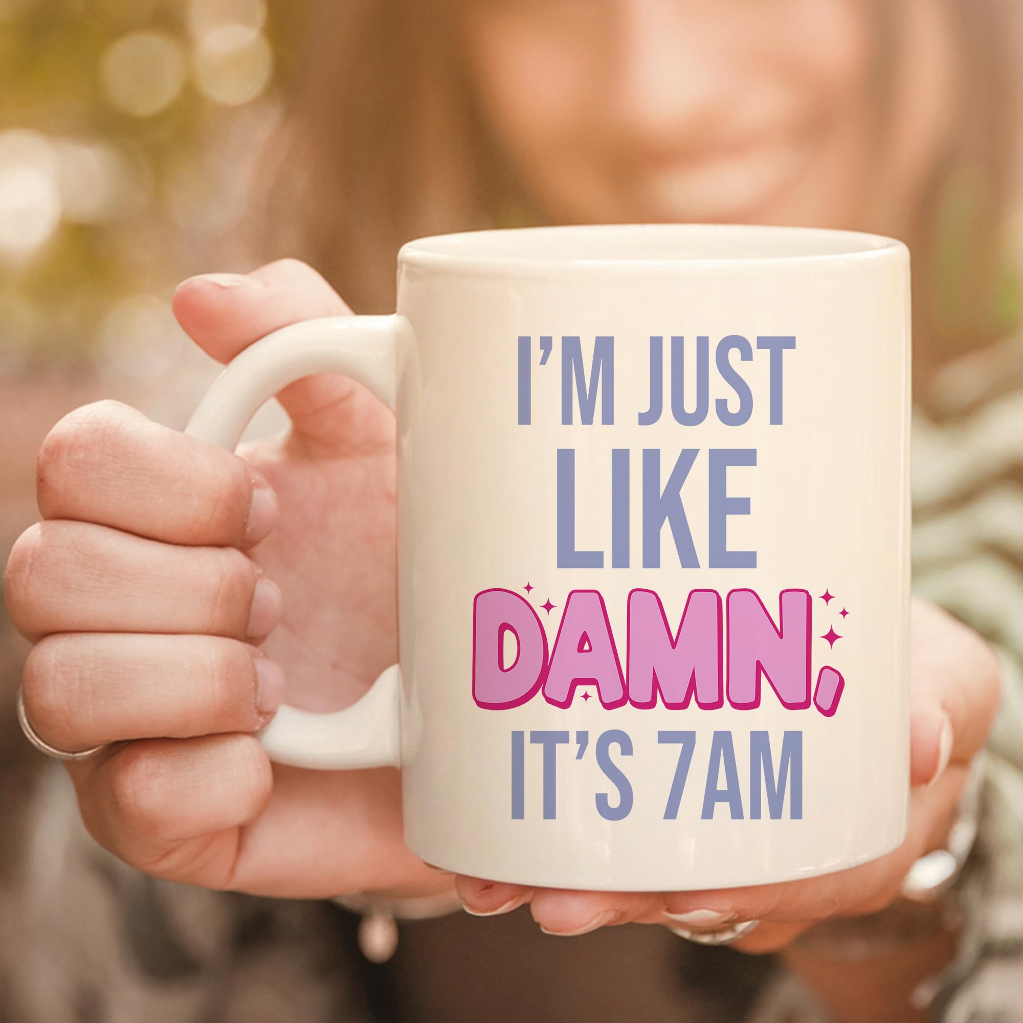 MyCozyCups I Was Like Damn Its 7 am Coffee Mug Taylor Cup For Music Singer Girl Fan Swiftea 11oz Mug