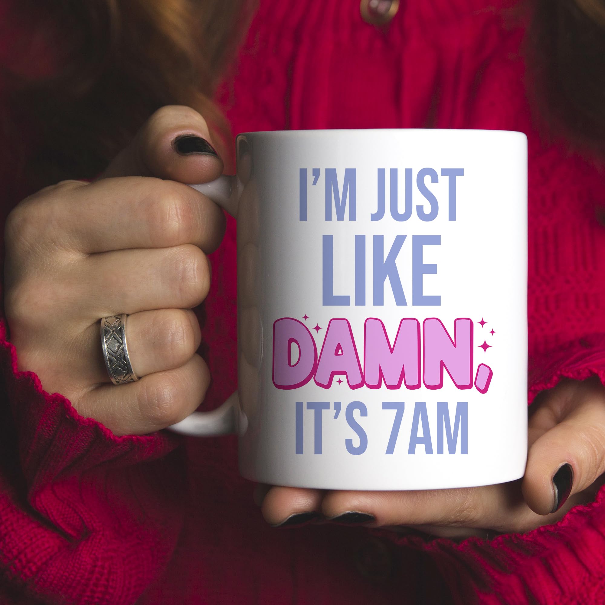 MyCozyCups I Was Like Damn Its 7 am Coffee Mug Taylor Cup For Music Singer Girl Fan Swiftea 11oz Mug