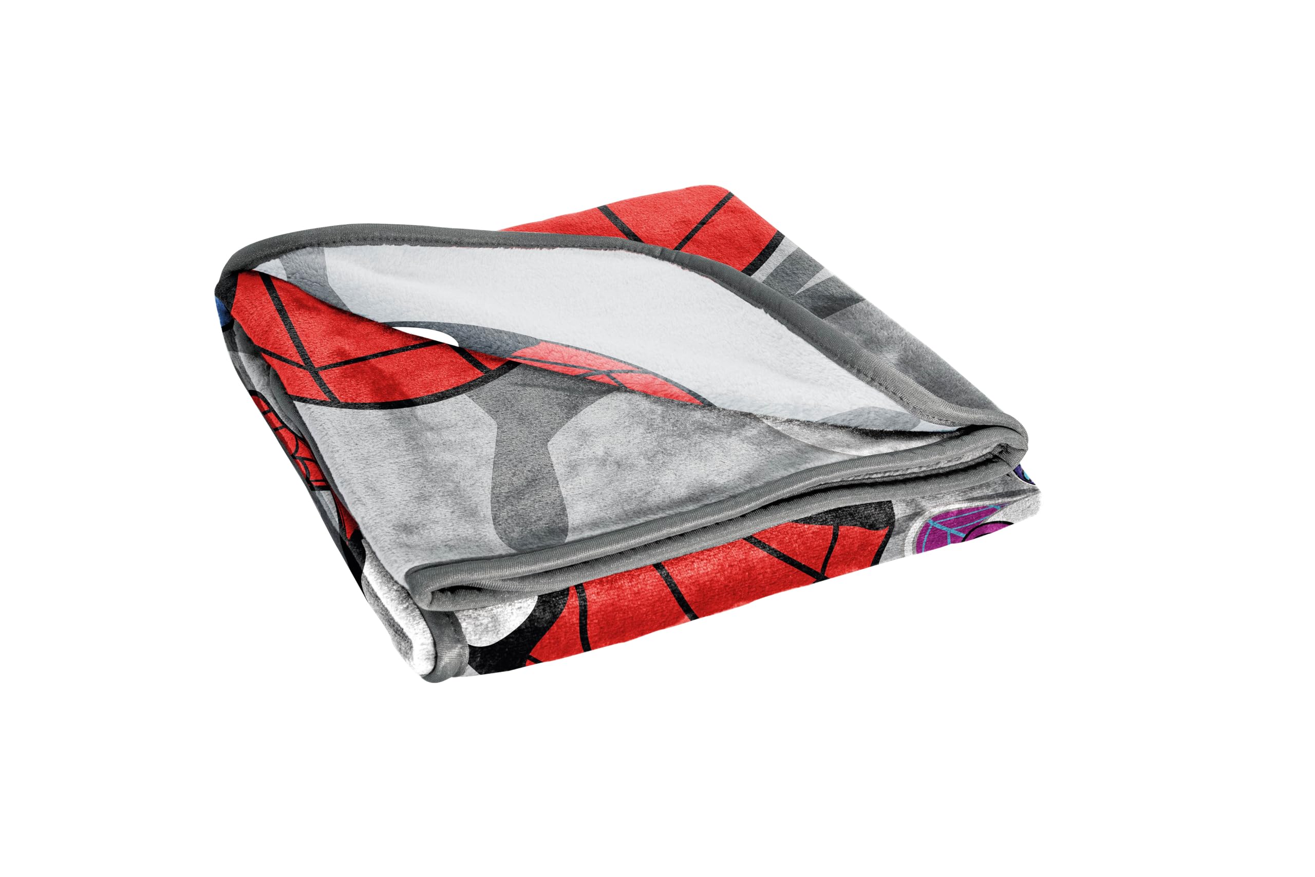 Spidey & His Amazing Friends Plush Throw Blanket - Measures 50 x 60 Inches - Kids Super Soft Fleece Bedding Features Ghost Spider Gwen & Miles Morales