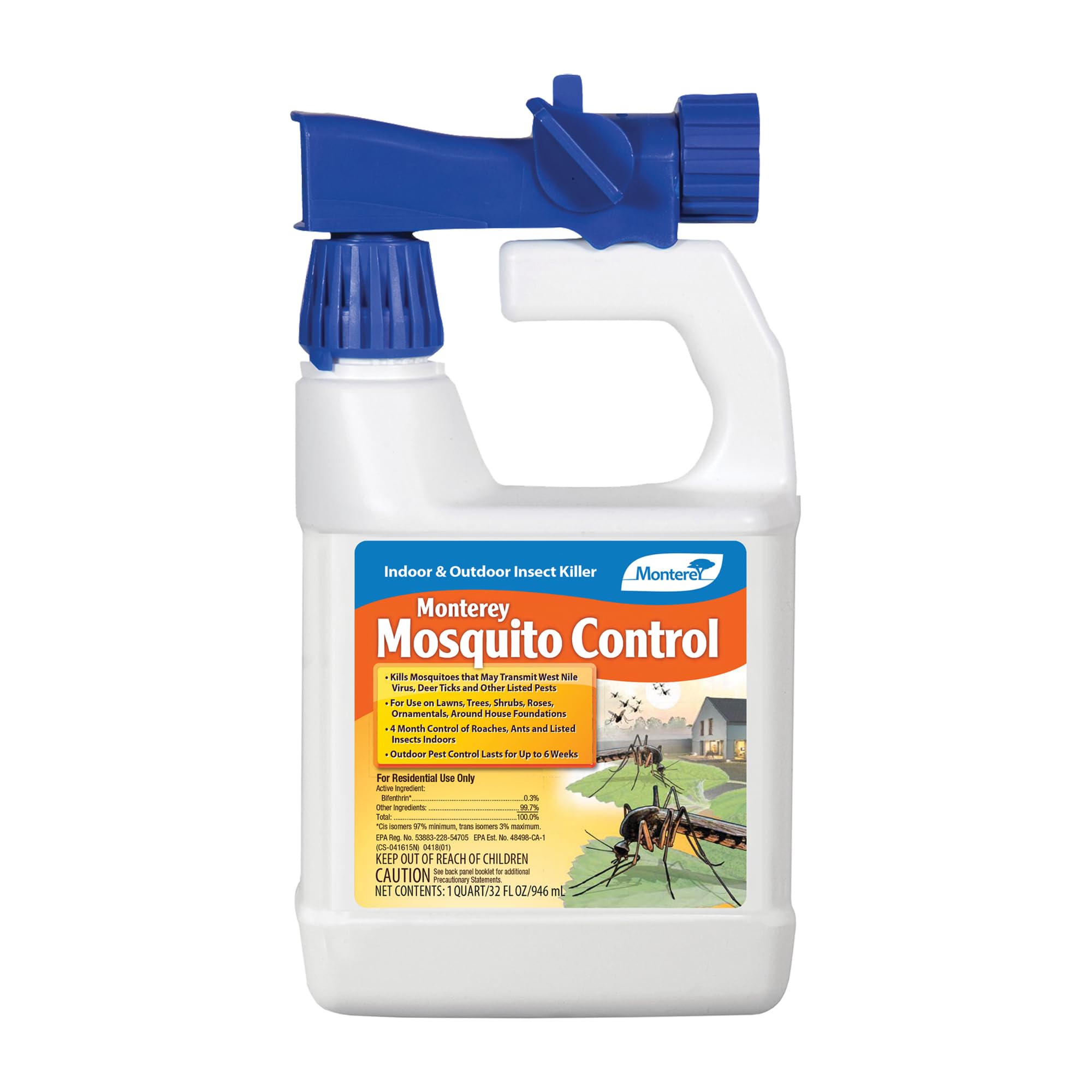 Monterey Mosquito Control - Ready to Spray - RTS - 1 Quart