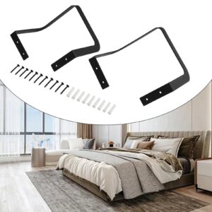 2 PCS Mattress Fixed Rod Support, Mattress Slide Stopper for Adjustable Beds, Keep Mattress Topper From Sliding