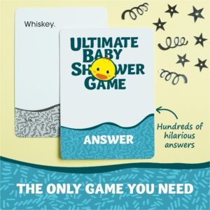 Ultimate Baby Shower Game - Unique, Hilarious, & A Little Bit Spicy - Fun for Baby Boy or Girl, Gender Reveal Party Game, Guest Book Alternative, and Sprinkle Ideas by Fink & Fink Games