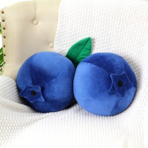 beeveer christmas decorative gift blueberry plush cute fruit plush pillow kawaii hugging plushies soft novelty cushion seat xmas decor for kids girl