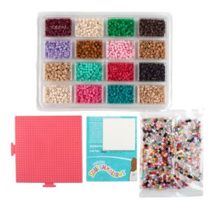 Perler Squishmallows Fused Bead Activity Kit with 5 Unique Patterns, Finished Project Sizes Vary, Multicolor 4393 Pieces