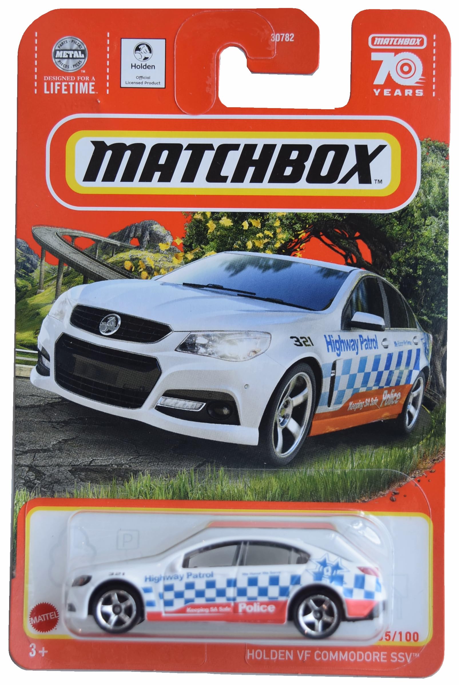 Matchbox Holden VF Commodore SSV, White 35/100