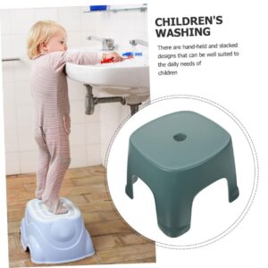 Yardenfun 2Pcs Plastic Toilet Step Stool Foot Stool for Bathroom and Toilet Use for Potty Training and Stepping Up Non Slip Design for Adults