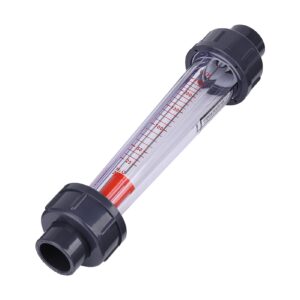 QANYEGN Water Flowmeter, Plastic Tube Type Water Rotameters, Instaneous Liquid Flowmeter for Process Control