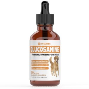 glucosamine for dogs | supports healthy hips, joints, & more | glucosamine for dogs hip and joint supplement | dog glucosamine | dog joint supplement | glucosamine chondroitin for dogs | 1 fl oz